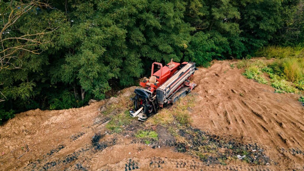 Forestry Mulching NSW machinery clearing dense vegetation on a rural property